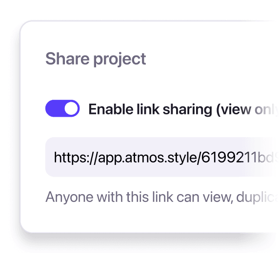 Share dialog preview