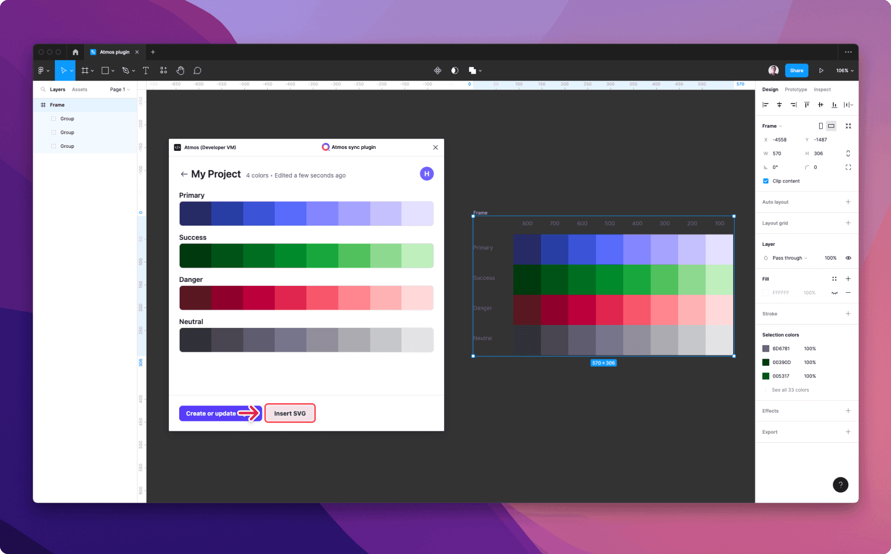 Atmos figma plugin insert svg