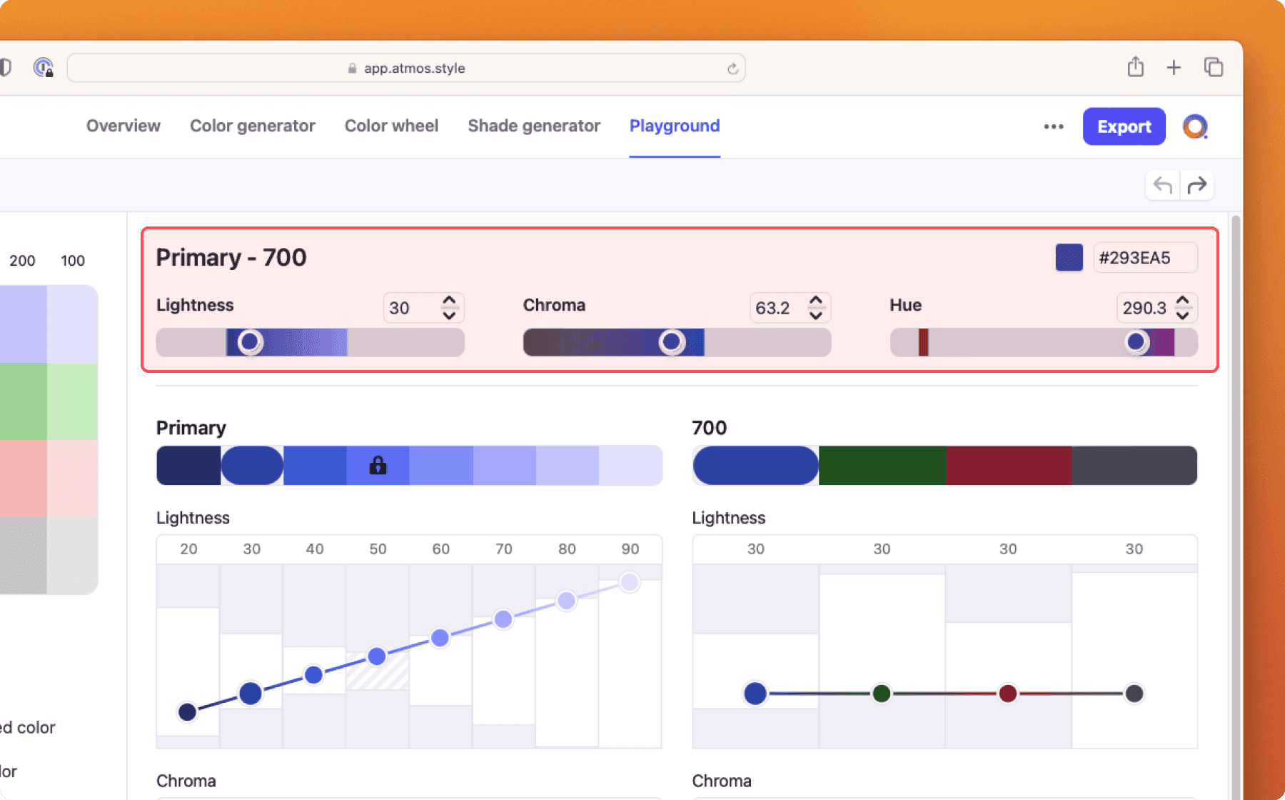 Atmos Playground - Color channel controls