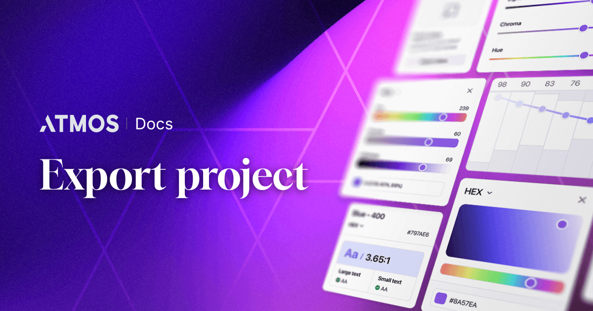 Export project – Atmos Docs